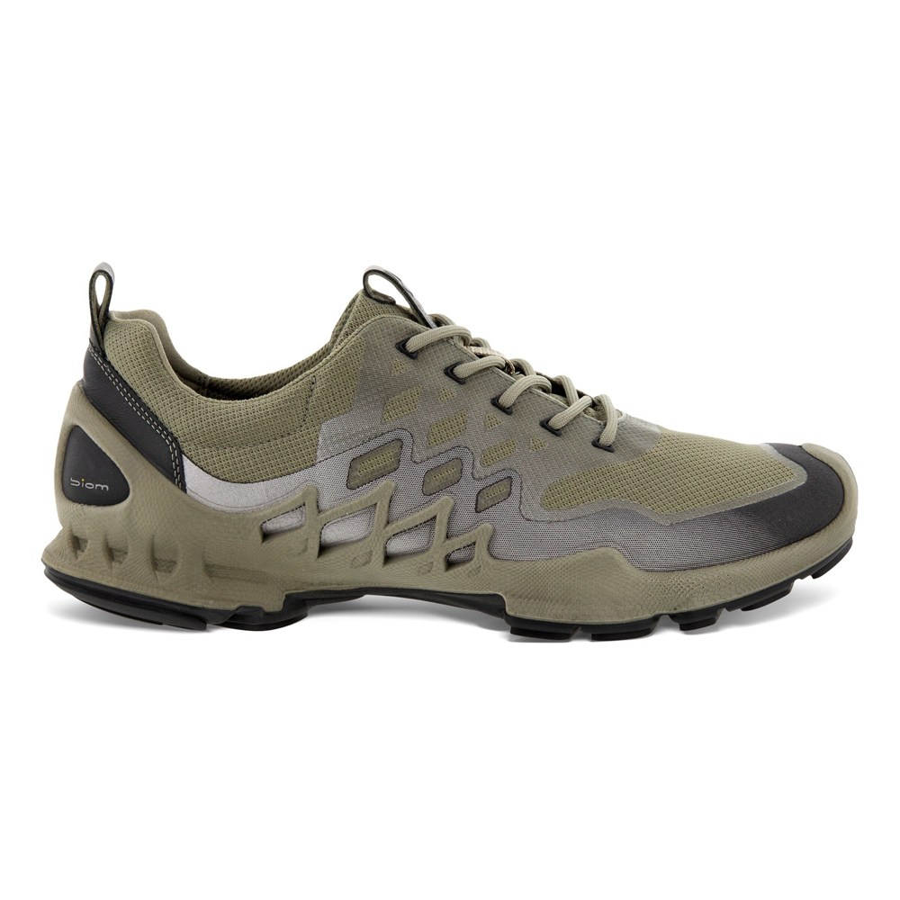 ECCO Mens Hiking Shoes Olive - Biom Aex Low Two-Tone - MNP-712940